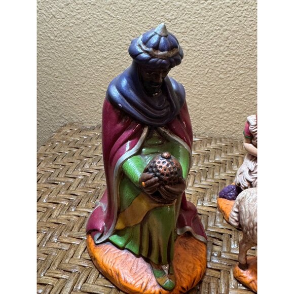 Vintage 1971 Holland Mold Hand-Painted Nativity Scene Set Of 5 - Picture 2 of 11